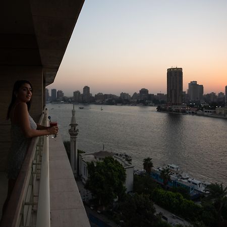 Kempinski Nile Hotel, Kairo Bagian luar foto View of the Nile from the Four Seasons Hotel