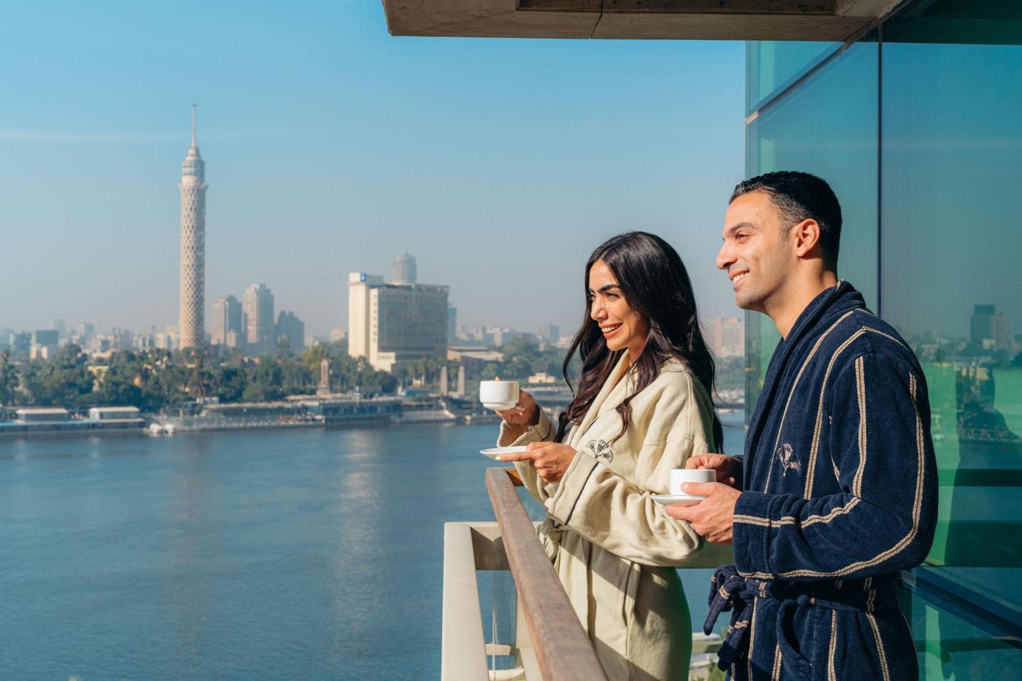 Kempinski Nile Hotel, Kairo Bagian luar foto