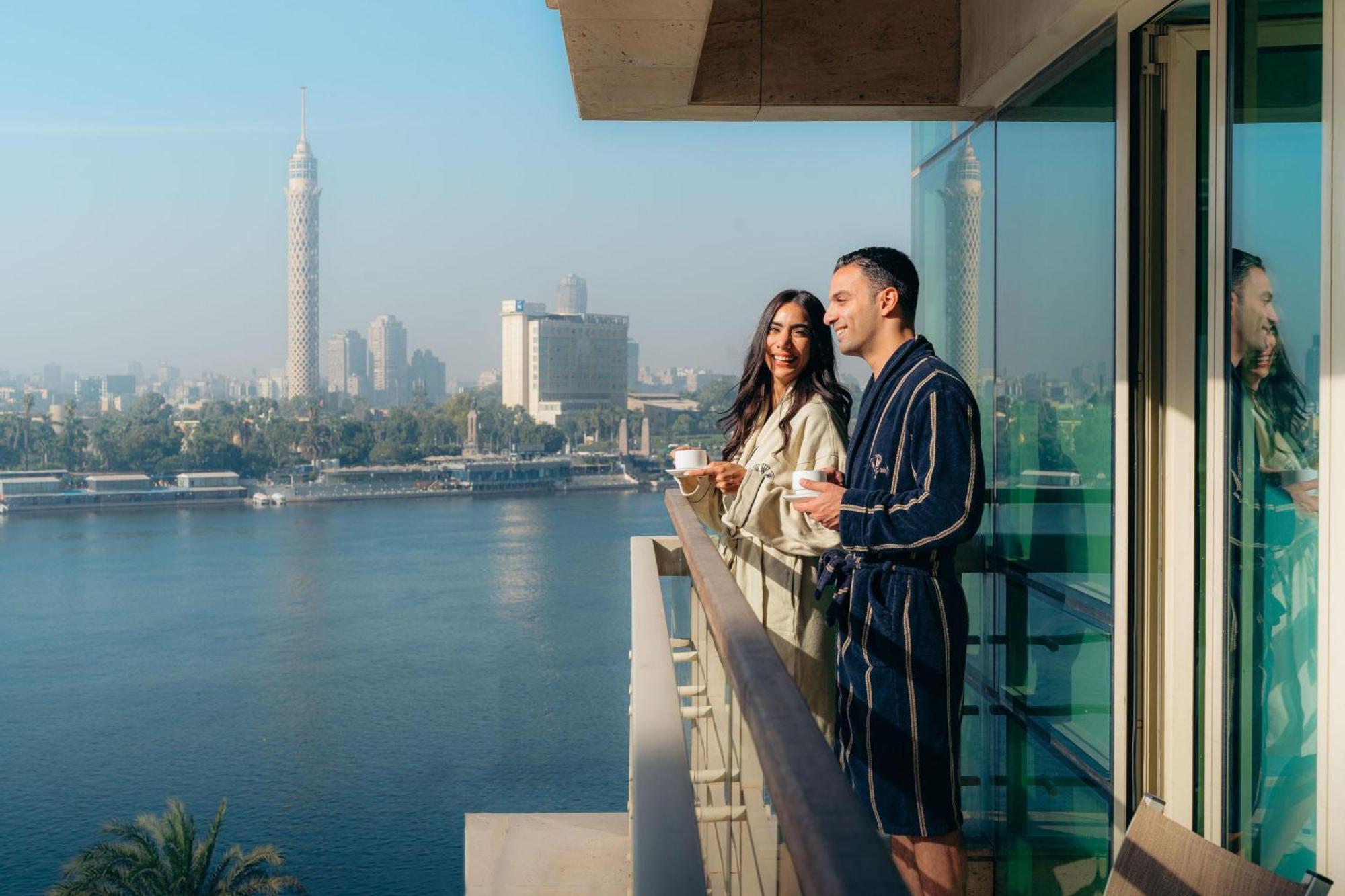 Kempinski Nile Hotel, Kairo Bagian luar foto